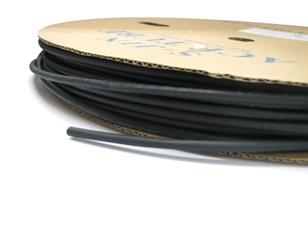 수축튜브 5파이/검정 (1M)