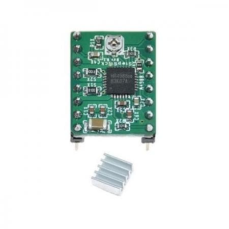 A4988 스텝모터 드라이버 모듈 그린 GREEN (방열판 포함)